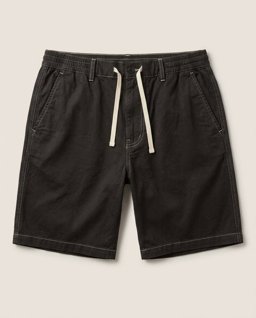 Chino Short - Jet Black flat
