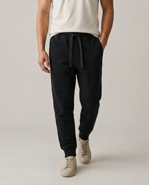 Fleece Sweatpants - Jet Black
