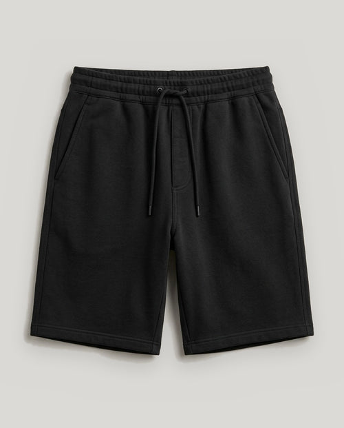 Fleece Sweatshort - Jet Black
